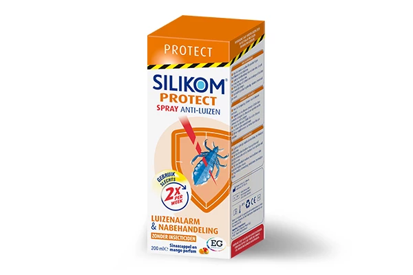 Silikom Protect beschermt je kind tegen een mogelijke luizenbesmetting.