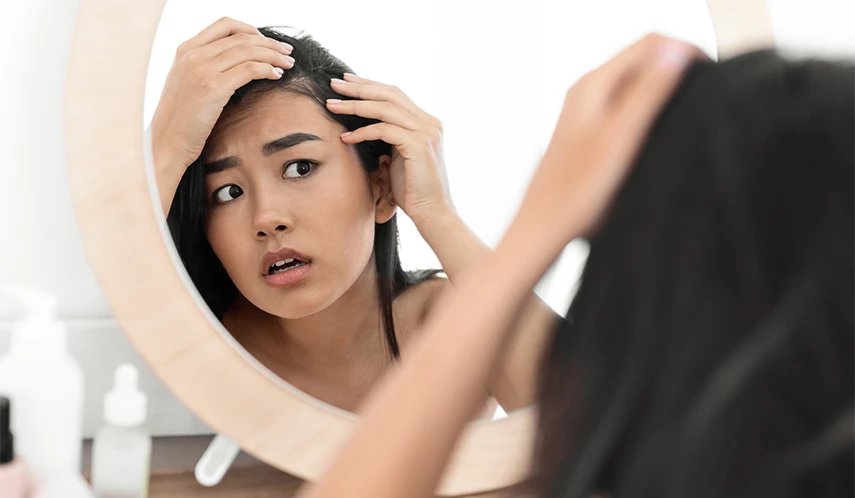 Les causes de la perte de cheveux