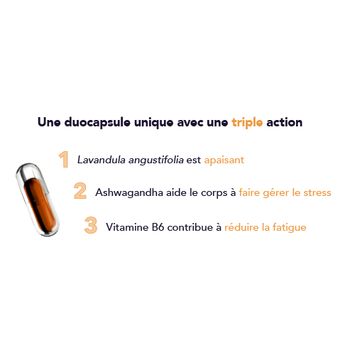 Notre mode de vie trépidant génère des symptômes de stress tels que des tracas, des maux de tête, des troubles de la concentration, une humeur morose, une fatigue et des plaintes physiques.