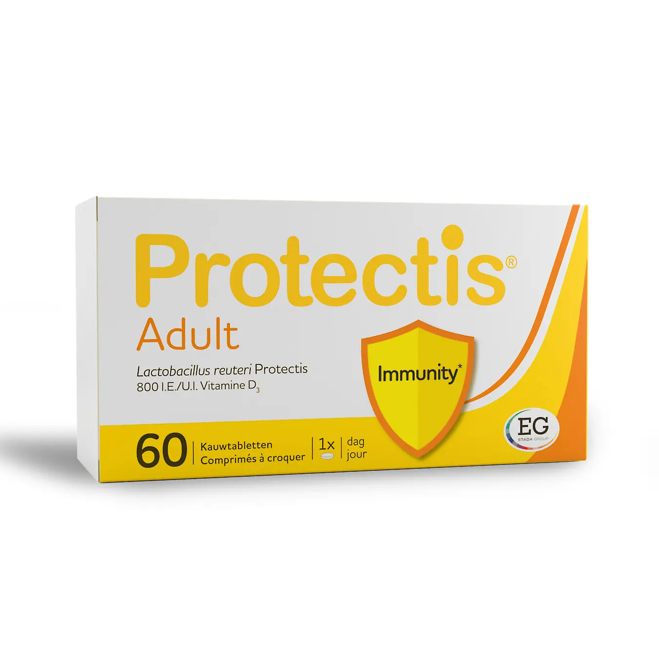 Protectis® Adult is een voedingssupplement geschikt voor tieners vanaf 12 jaar en volwassenen