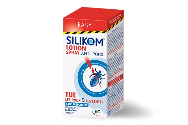 Une méthode traditionnelle, un peu plus longue mais efficace, consiste à laisser la lotion ou le spray Silikom s'imprégner dans les cheveux.