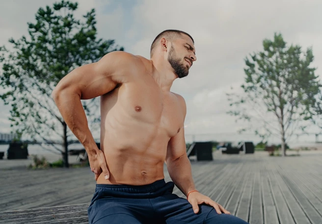 Une élongation du muscle ou du tendon