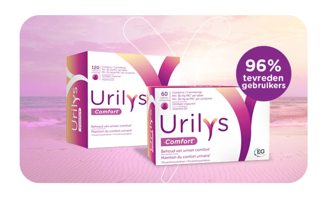 Urilys-Comfort est un complément alimentaire qui aide à maintenir la santé de la vessie et des voies urinaires.