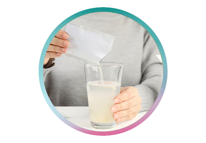 Mensen die het onhandig vinden om zakjes of sticks te nemen