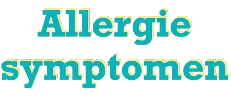 Allergie Symptomen