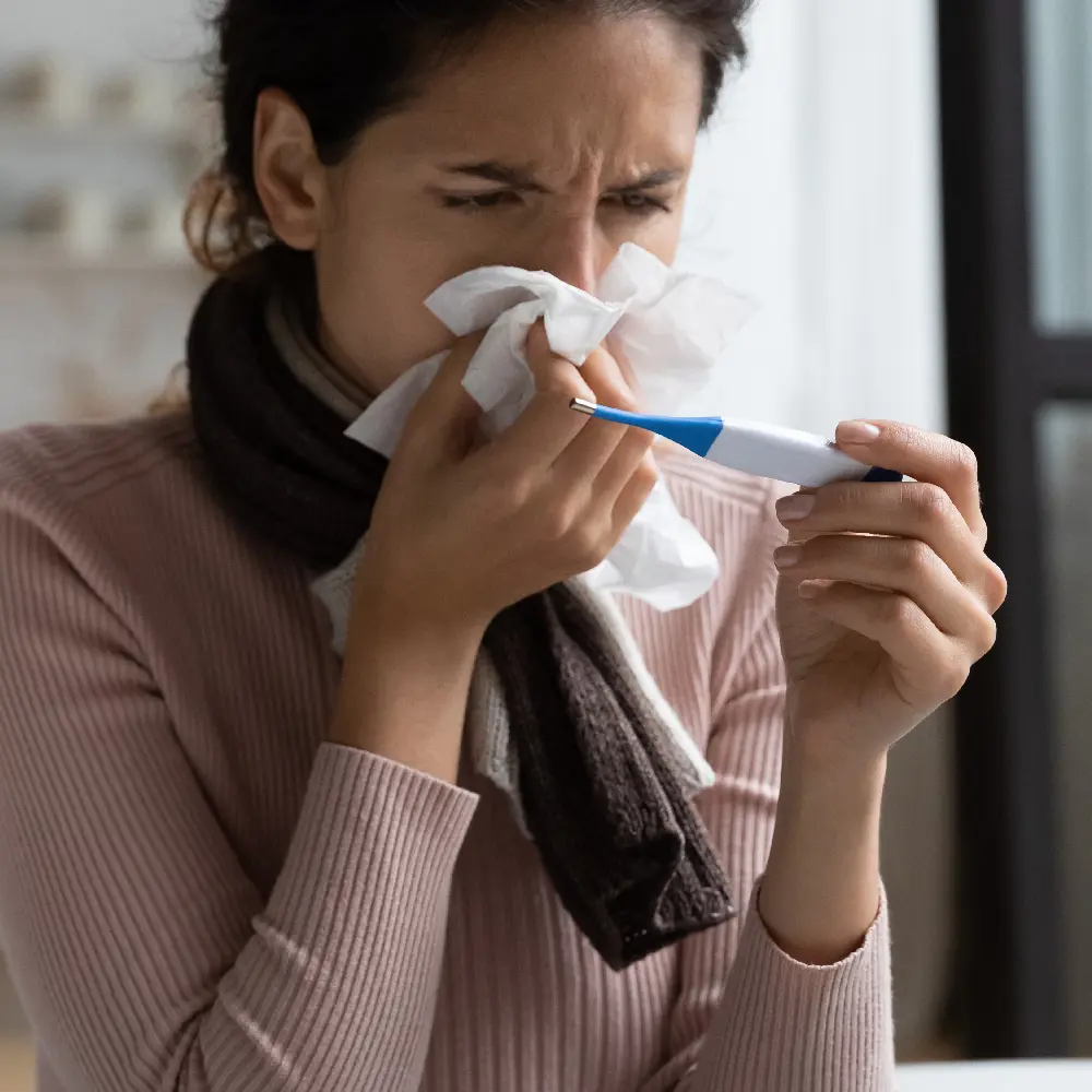 Des symptômes de grippe et de rhume ?