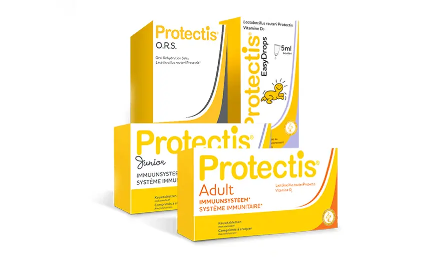 Vous trouvez dans la gamme Protectis des produits pour chaque catégorie d'âge : du bébé à l'adulte
