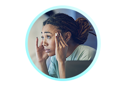 Personen onder langdurige stress