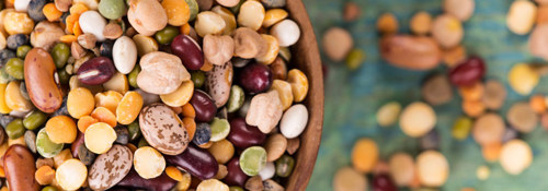 Peulvruchten zoals linzen, kikkererwten en bonen zijn een erg goede bron van magnesium.