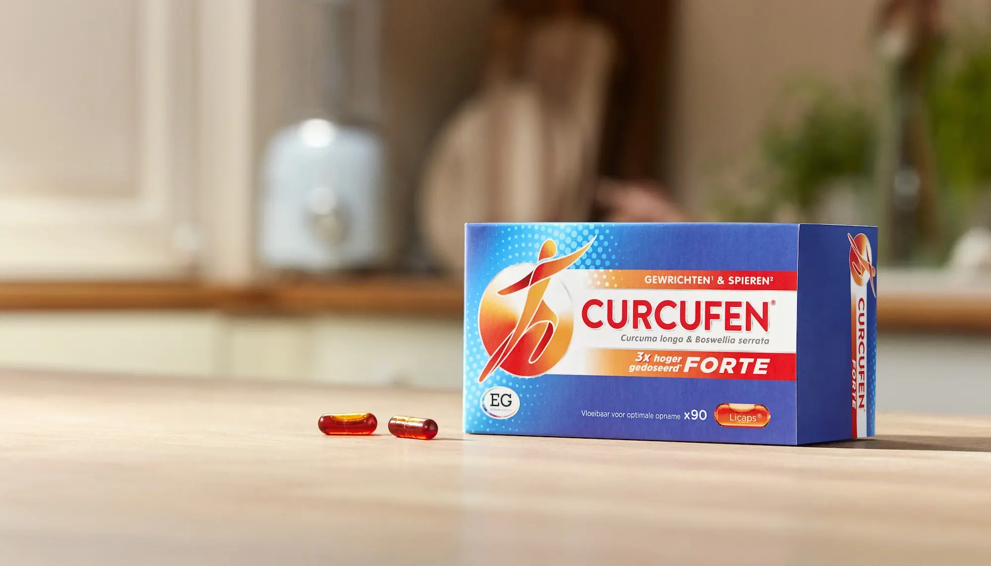Ontdek Curcufen, een voedingssupplement dat helpt om vlot te blijven bewegen. 