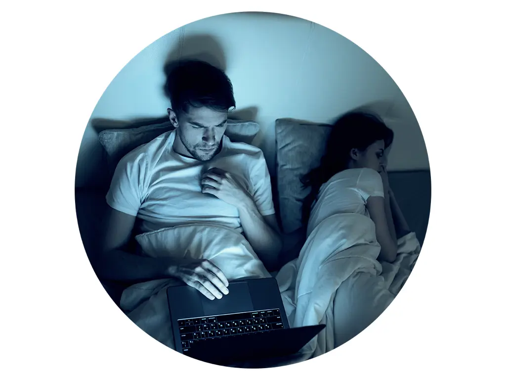 Un autre grand responsable des problèmes de sommeil est l'exposition excessive à la lumière bleue avant de s'endormir.